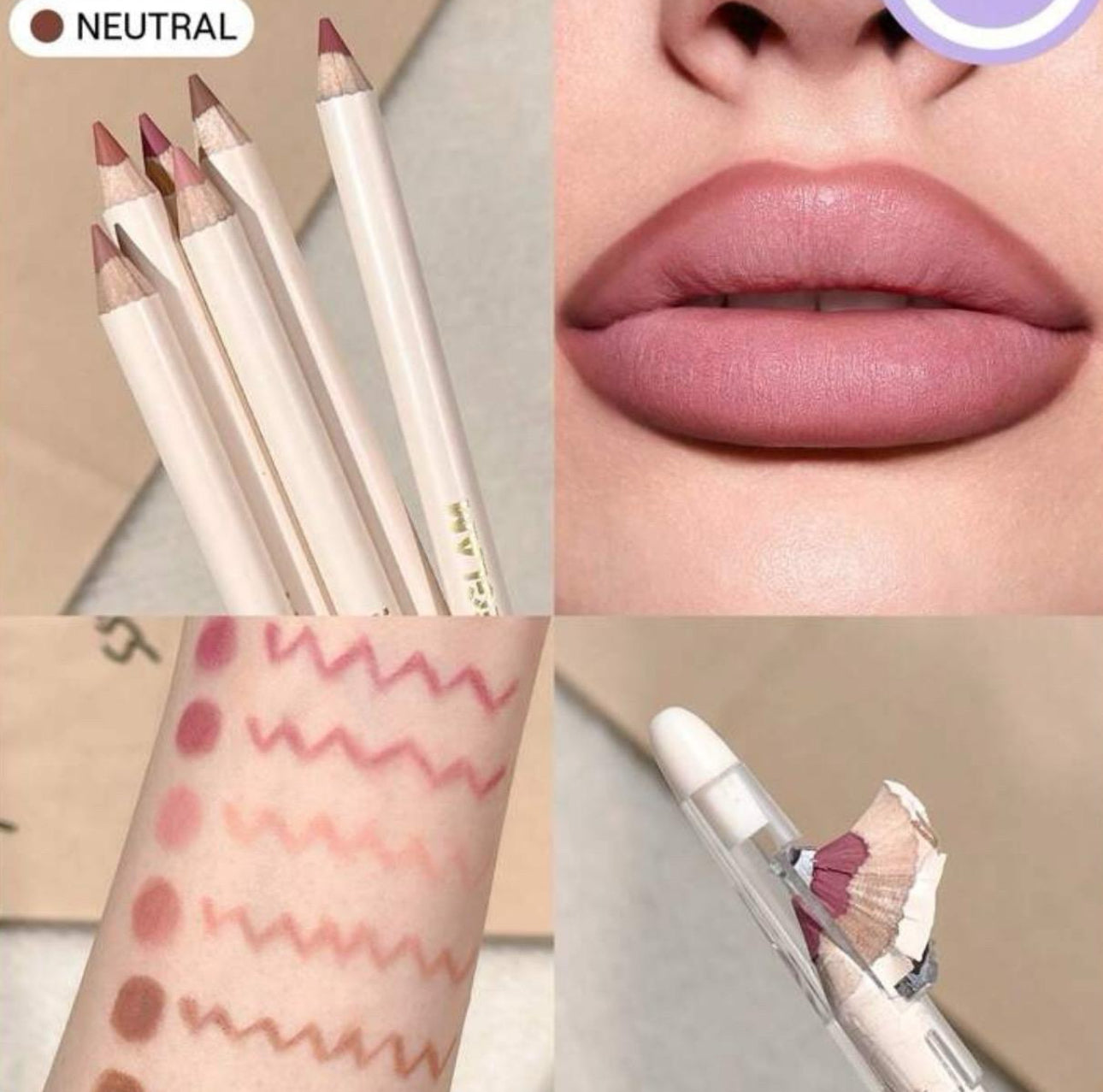 SHEGLAM Lip Liner - Neutral Pink