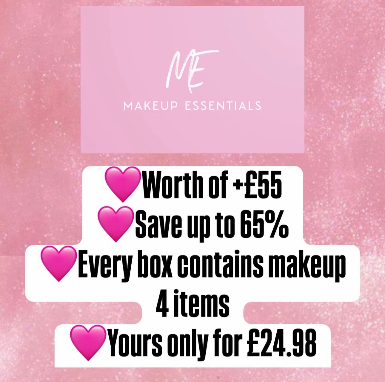 Makeup Essentials Beauty Box - 4 Full Size Products - Save up to 65%